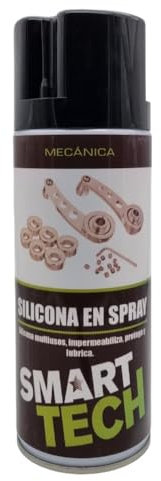 Silicona en Spray Lubricante para Gomas Plástico Madera o Metal Aisla de forma Duradera Efecto Deslizante para Interior y Exterior Sin Residuos No Mancha Elimina Ruidos Crujidos y Chirridos 400ml