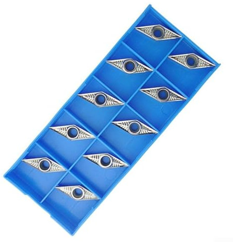 Lot de 10 inserts en carbure VCGT160408-AK VCGT332AK N01, fraises CNC pour semi-finition et finition