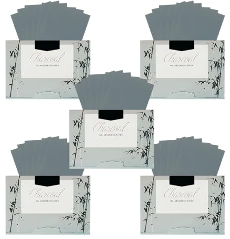 500 pcs Blotting Paper for Oily Skin, Oil Blotting Sheets for Face, Portable Face Blotting Paper, Oil Absorbing Sheets for Quick Oil Control, Makeup Preparation and Travel Use
