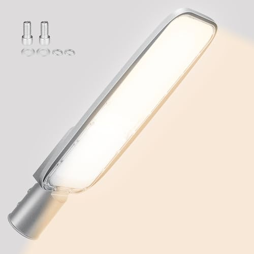 RIGIDON Utomhus LED-gatulampa, 200 W 1 3892 LM LED-golvlampa utomhusprojektor, 4 000K varmvit vattentät säkerhet för gata, gård, parkering, trädgård, garage, terrasser, parker, offentlig