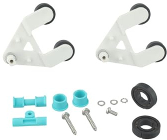 Homeponnew AXV621D - Kit di pulizia per piscine Navigator Pro, Wanda The Whale, Diver Dave e Poolvac XL, include telai a rulli morbidi, supporti per sella, viti e rondella