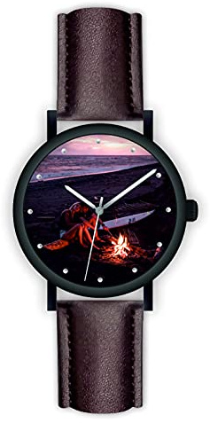 Memories Personligt armbandsur klocka med ditt foto mode Ø 40 mm fotogåva för vänner och familj