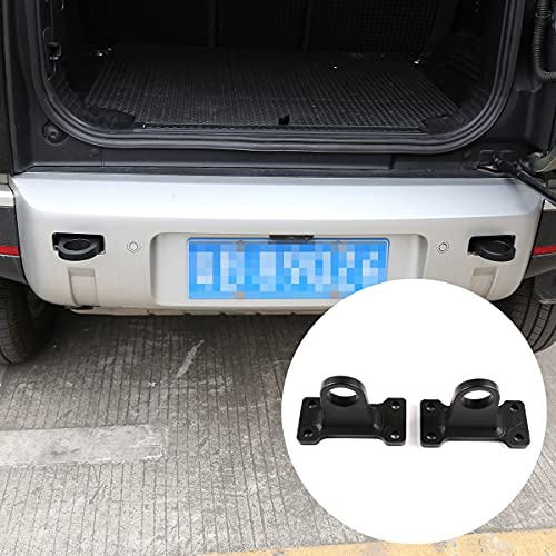 Gancio di Traino in Lega di Alluminio Resistente per Rimorchi, Compatibile con LR Defender 90 110 2020-2022, Kit per Accessori da Traino (2 Pezzi, Nero)
