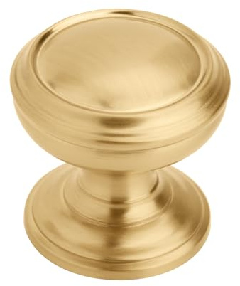 Amerock | Cabinet Knob | Champagne Bronze | 1-1/4 inch (32 mm) Diameter | Revitalize | 1 Pack | Drawer Knob | Cabinet Hardware