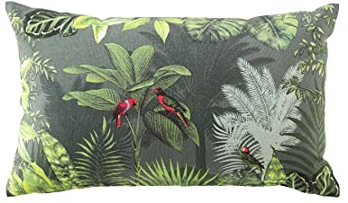 Douceur d'Intérieur, Housse de Coussin et Encart 30 x 50 cm Coton Imprimé, Vagabonde 1611036 Multicolore