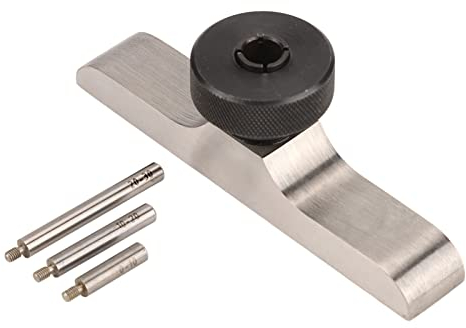 Messuhr-Tiefenbasis, gehärteter Tiefenmesser für Messung (103 x 17 mm)