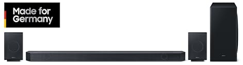 Samsung HW-Q935GC 9.1.4-Kanal Q-Soundbar, 2.0.2-Kanal Rücklautsprecher, Kabelloses Dolby Atmos / DTS:X, Q-Symphony [2023]