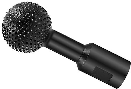 Gralara Fresa giratoria de esfera, cabezal de molienda, de bola de fijación, de madera de forma esférica para amoladora, carpintería, Interfaz 14 mm