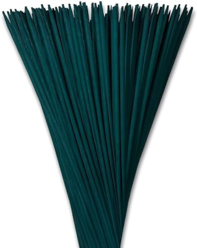 Radworx Bastoncini di supporto per piante – Confezione da 100 bastoncini di bambù da 60 cm – resistenti alle intemperie per fiori – bastoncini di legno da 61 cm per casa o giardino – ideali per