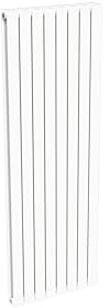Radiateur blanc mural eau chaude vertical acier double lame | 180 x 60 cm 2 464 Watt chauffage central | 4 raccordements 15x21 (1/2) série NYTIA by NOYON & THIEBAULT