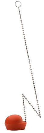 Sharplace Tapa del Fregadero con Cadena para Bañera E Inodoro, Café, Individual