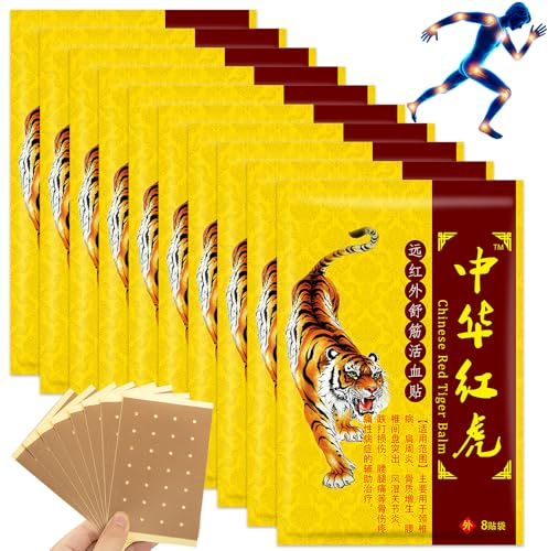 DAJASD 80pcs Patch Chauffant, Patch Anti Douleur, Patchs De Soulagement De La Douleur, Pain Relief Patches, Patchs Anti-Douleur Pour Genoux, Muscles Endoloris, Maux De Dos