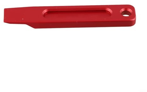 Gdfnmogo Outil de réinitialisation de piston d'étrier de frein de vélo avec tête de cale - Clé de réparation de frein à disque hydraulique, entretien léger en alliage d'aluminium (rouge)