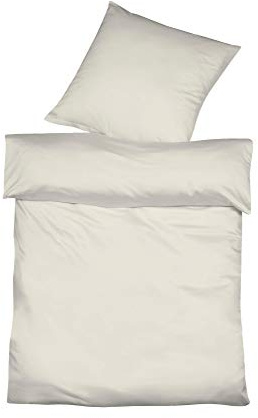 fleuresse Halbleinen Bettwäsche Provence leinen, 1 Bettbezug 200 x 220 cm + 2 Kissenbezüge 80 x 80 cm