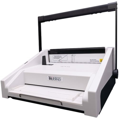 TruBind Hot Knife Velobind Binding Machine | 22 Sheet Punch Capacity | Bind up to 425 Sheets | 10 Second Bind Cycle | 1- 2 Pin Length | 1-Year Warranty