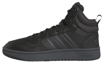 Adidas Herren Hoops 3.0 Mid Lifestyle Basketball Classic Fur Lining Winterized Shoes, Core Black/Carbon/Cloud White, 47 1/3 EU