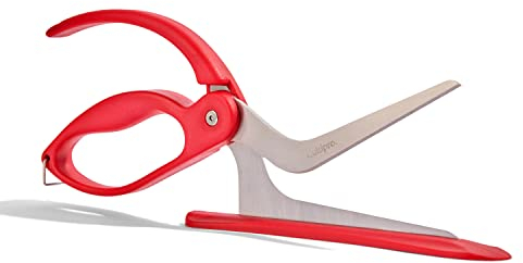 Forbici per pizza, colore: rosso