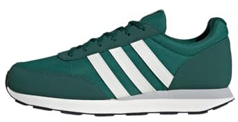 adidas Herren Run 60s 3.0 Shoes Schuhe, Collegiate Green/Core White/Grey Two, 42 EU