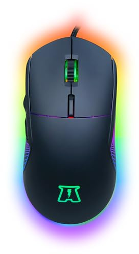 Akuma Souris Gaming Filaire Otaku M02 RGB 7200 DPI avec Logiciel, 6 Boutons Programmables, Ultra Légère, Ergonomique, Compatible PC/Mac/PS5/PS4/Xbox