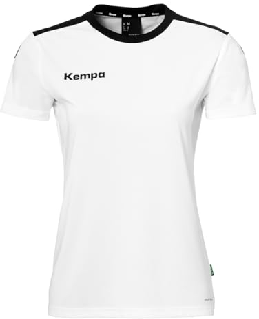 Kempa Damen Emotion 27 T-Shirt, Weiß/Schwarz, S EU