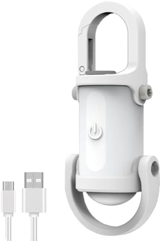 Lumilink Mini Torch, 2025 New Lumilink Wasserdicht Mini Taschenlampe Schlüsselanhänger, 3 in 1 Taschenlampe mit Power Bank, Wiederaufladbare Extrem Hell Taschenlampen für Outdoor, Camping (Weiß)