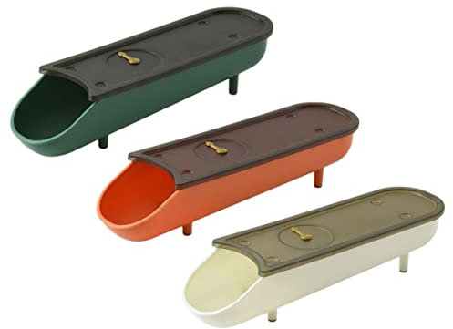 Operitacx Plastic Egg Holder for Refrigerator Stackable Egg Containers Fridge Organization