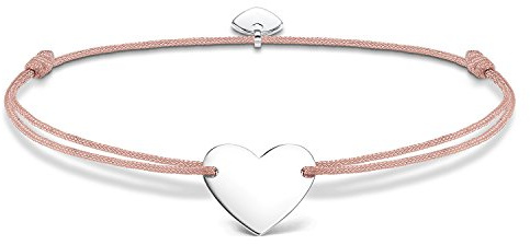 THOMAS SABO Armband Little Secret Herz 925 Sterlingsilber, Nylon