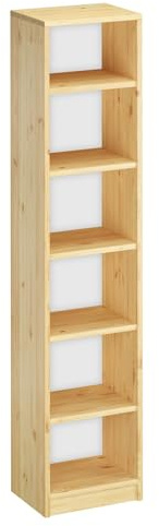 Erst-Holz Holzregal Bücherregal Verschiedene Höhen Wandregal Massivholz Kieferregal V-90.82-40180 cm