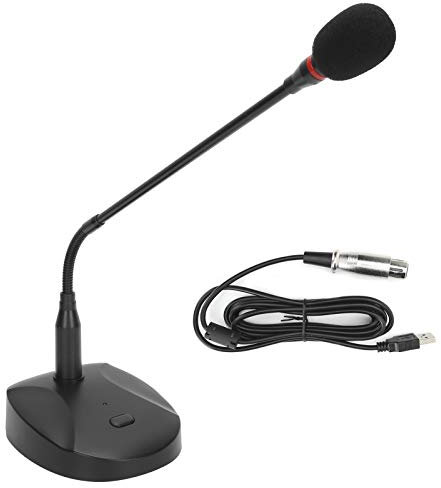 Entatial Microphone de conférence, conférence de Bureau Microphone de conférence de Bonne qualité sonore pour la compétition de Jeu pour l'enseignement de Cours en Ligne pour la Diffusion en Direct
