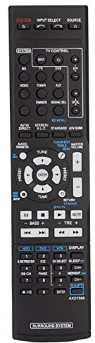 VBESTLIFE AXD7569 Télécommande de Remplacement pour Récepteur AV Pioneer VSX-519V-k Vsx-519v-s SX-319V VSX-517-S VSX-817-K VSX817S VSX-817-S VSX817K VSX-80TXV VSX-324-K-P