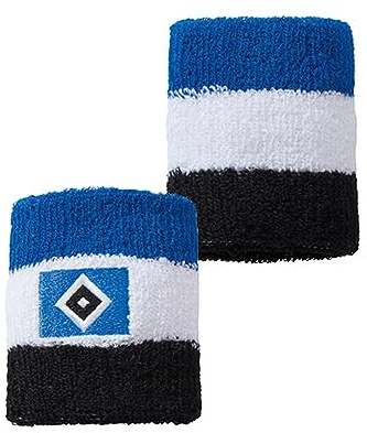 Hamburger SV HSV svettband b-w-s set om 2