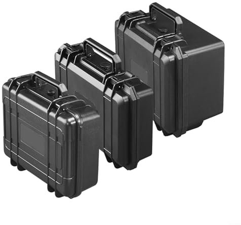 Funda rígida con inserto de espuma, caja de herramientas portátil, resistente al agua IP67 contra el polvo, espuma personalizable para protección de herramientas (WL901#)