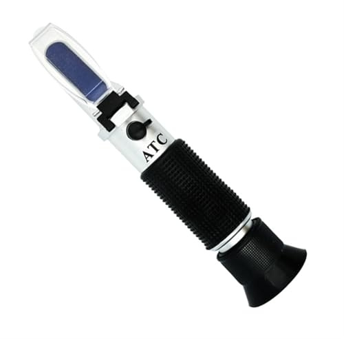 Refraktometer, Handhållen ATC Refraktometer 0-90% Socker Optiska Instrument Auto Refractor Fruktsås Mjölkmätare Honungskoncentrationsmätare