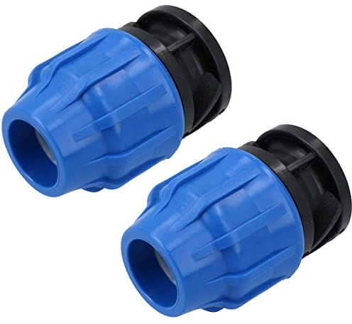 Raccordo a compressione per tubo dell'acqua in MDPE, 25 mm, 2 pezzi