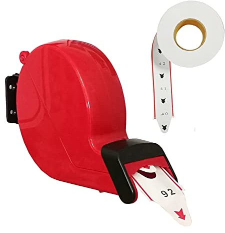 CYSSJF Wartenummern Automat | Wartemarkenspender mit Wartenummern Rolle | Wartemarken-Ausgabegerät, Warteschlange Ticketspender |1 Wartenummerngerät +1 Wartemarken-Rollen (2-Stellig,00-99,2000Tickets)