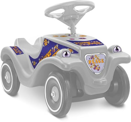 Finest Folia Juego de pegatinas compatibles con Big Bobby Car Classic para vehículo de niños, coche de juego, diseño de película para niñas, niños R194 (12 Flower Power)