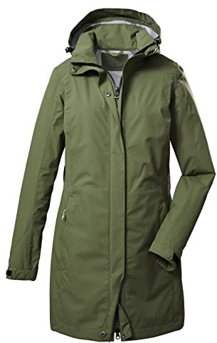 Killtec Damen 2 1/2 Lagen Funktionsparka/Parka mit abzippbarer Kapuze KOS 93 WMN PRK; oliv, 36, 39143-000