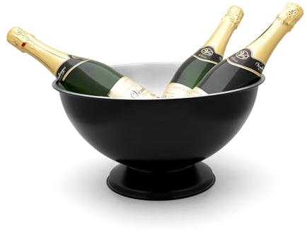 Leopold Vienna - Champagnerschale Classic II Edelstahl schwarz