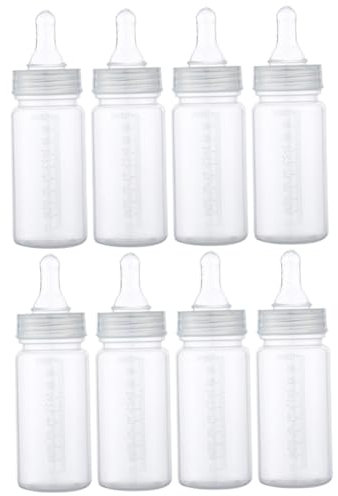 ifundom 8 Stk Nuckelflasche Aufbewahrungsbehälter für Muttermilch Flaschen für Neugeborene Babyflaschen Milchflasche Säuglingsnahrungsflasche Babyfläschchen aus Kunststoff Flaschen- pp