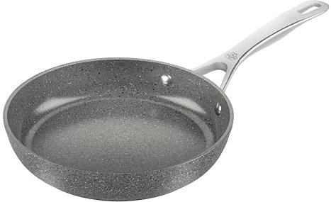 BALLARINI Salina Poêle à frire en aluminium, 20 cm, revêtement céramique antiadhésif avec apprêt dur en titane, poêle en céramique anti-rayures pour tous les types de feux, compatible avec