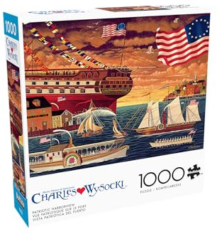 Buffalo Games Wysocki Harborview Jigsaw Puzzles for Adults 1000 Pieces