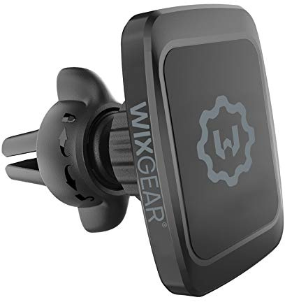 WixGear Magnetic Phone Holder for Car, Twist-Lock Air Vent Car Phone Holder with Swift-Snap Technology, Secure Grip Car Phone Mount, Compatible with All Smartphones, Strong Magnets