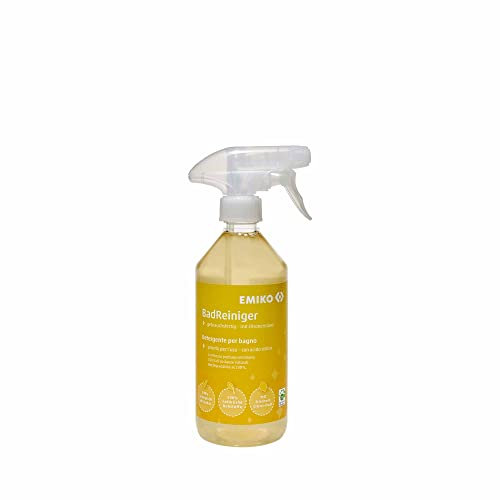 EMIKO BadReiniger 0,5L Sprühflasche, gebrauchsfertiger Reiniger mit EM Effektive Mikroorganismen