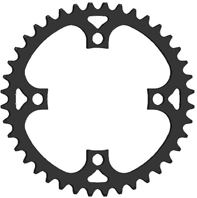 Esjot Kettenblatt für Bosch Gen 1, Gen 3 + Gen 4 32 Zähne | schwarz | Lochkreis: 104 mm | Ausführung