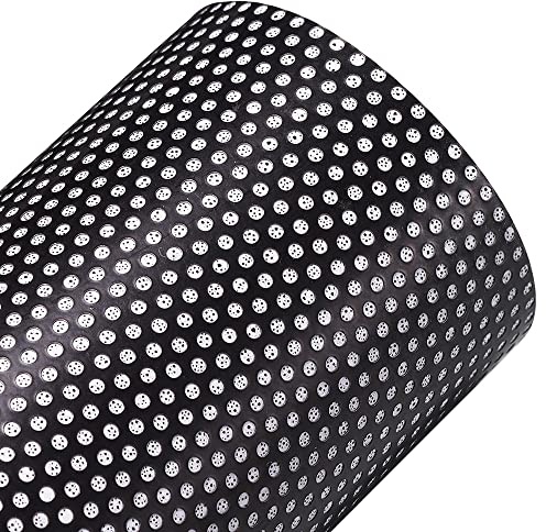 Blueshyhall Auto Scheibenfolie Perforiert Schwarz, Auto Fenster Sichtschutz Verdunkeln, Sonnenschutzfolie Innen Perforiert, Sichtschutzfolie Selbstklebend für Dach, Tür, Balkon, Büro (50 x 200 cm)