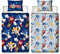 Sonic The Hedgehog Official Single Duvet Cover Set | Bounce Design Reversible 2 Sided Bedding Including Matching Pillow Case | Gaming Single Bed Set Blue