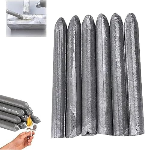 Universell svetsstång med låg temperatur, universell svetsstänger med låg temperatur, lätt smältning, tändare svetsstång, enkla svetsstänger för metallsvetsning, för aluminium, järn etc. metall (6 st)