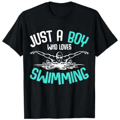 Just a Boy who loves Swimming Swimmers Kids T-Shirt