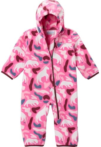 Columbia Youth Baby Snowtop II Bunting Suit, Pink Ice Uniflauge, 6/12