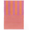 furn. Bedruckter Innen-/Außenteppich „Deck Stripe“ – Orange/Rosa – 120 x 170 cm